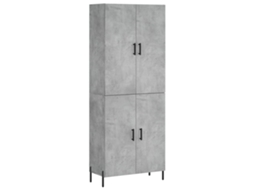 Armário Alto Derivado de Madeira Cinza Cimento MAISON EXCLUSIVE (69,5x34x180 cm)