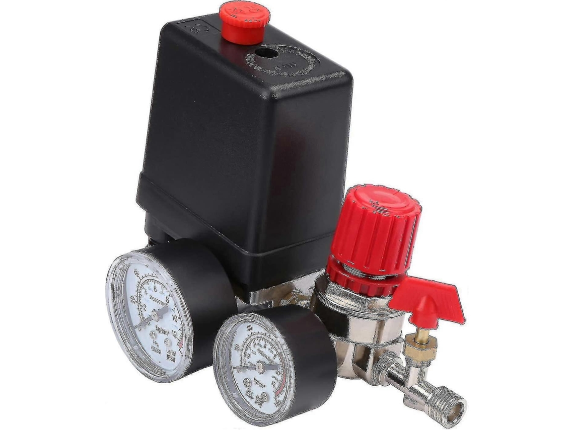 70% de Desconto Interruptor de Pressão para Compressor de Ar com Regulador e Medidor, 90 120 Psi, 240v, 20a