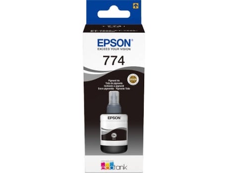 Tinteiro EPSON T7741 Ecotank 140 ml Preto (C13T774140) — Preto