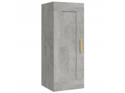 Wall Cabinet, Wall Cabinets Vidaxl Cinzeto Madeira Processada (n/a)