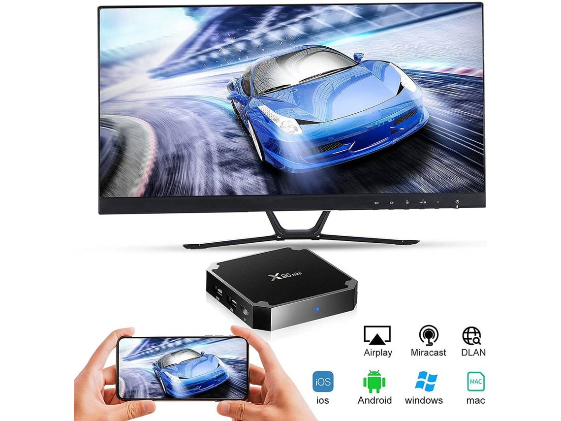 Box Smart TV X96 X96 Mini (Android - 4K Ultra HD - 2 GB RAM - Wi-Fi)
