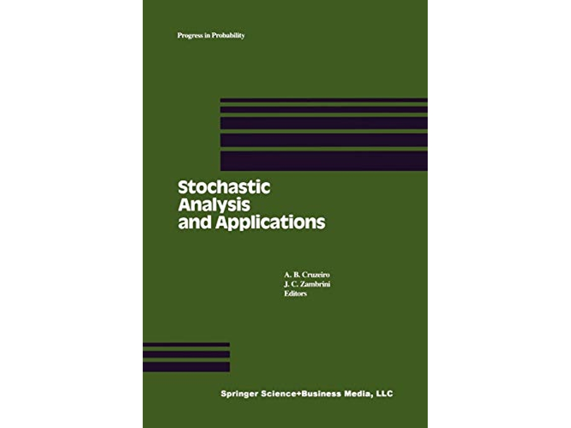 Livro Stochastic Analysis and Applications Proceedings of the 1989 Lisbon Conference Progress in Probability 26 de Ab Cruzeiro Jc Zambrini (Inglês)