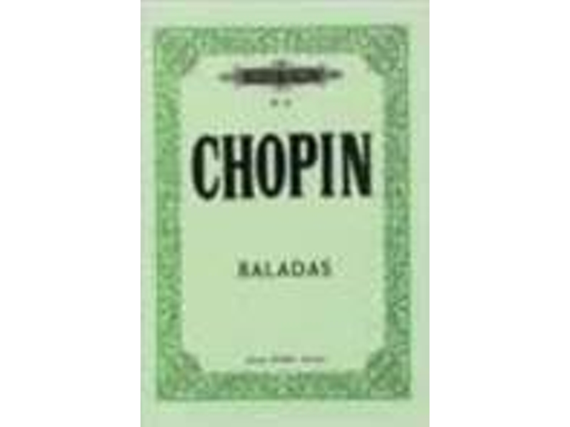 Livro Baladas.Ed.Completa de Frédéric Chopin (Espanhol)