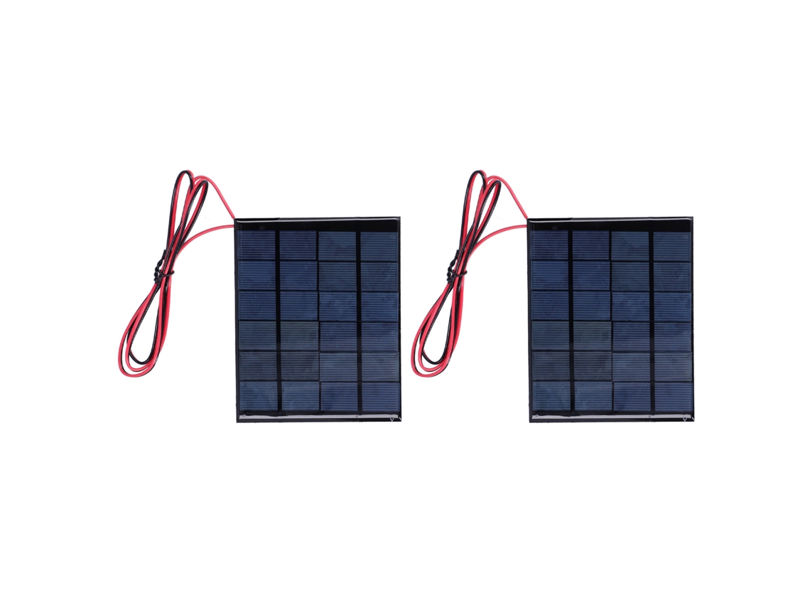 2pcs Módulo Solar Mini Epóxi 6V 2W | S/MARCA
