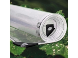 Pvc Transparent Tarpaulin Clear Heavy Duty Waterproof Tarp With Eyelets Rainproof For Patio, Greenhouse