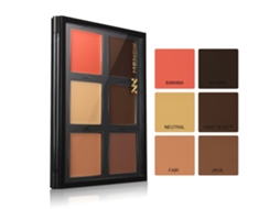 Paleta De Corretivo Para Rosto Com 6 Cores, Cobertura Duradoura Sunflare