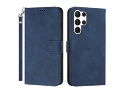 Capa De Celular Ultrafina Com Fecho Magnético E Suporte De Couro Pu, Compatível Com Samsung Galaxy S23, Capa Tipo Carteira Com Alça