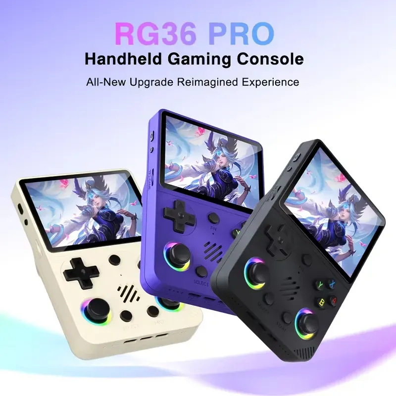 Console Portátil Retrô, Roxo AQUAFORGE