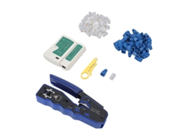 Laxiscreed Testador De Cabos Ethernet Rj45 Com Corte E Embainhamento Para Reparação