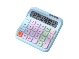 Calculadora De Escritório De 12 Dígitos Azul