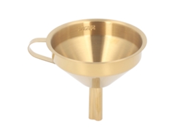Funil de Aço Inoxidável 304 com Filtro Removível para Cozinha S/MARCA