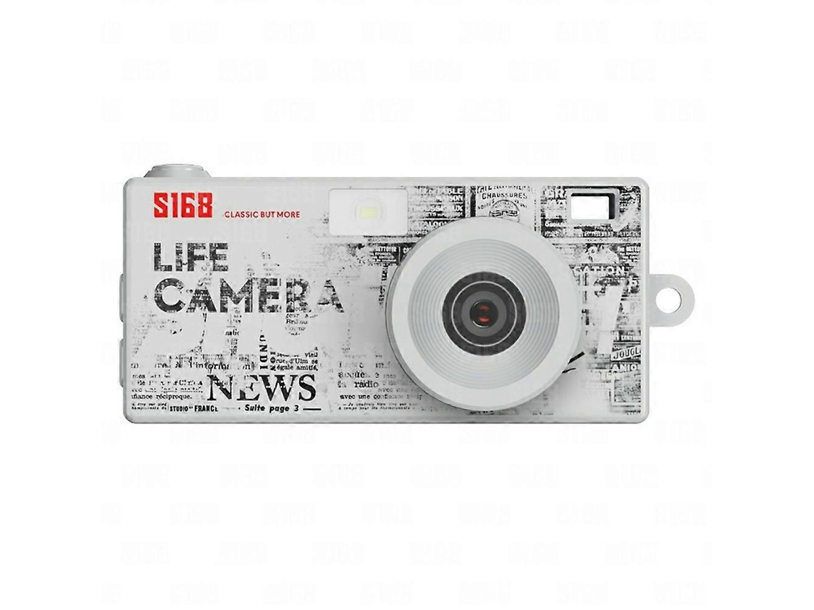 Mini Câmara Digital S168 2k Hd Com Flash E Gravação Em Loop