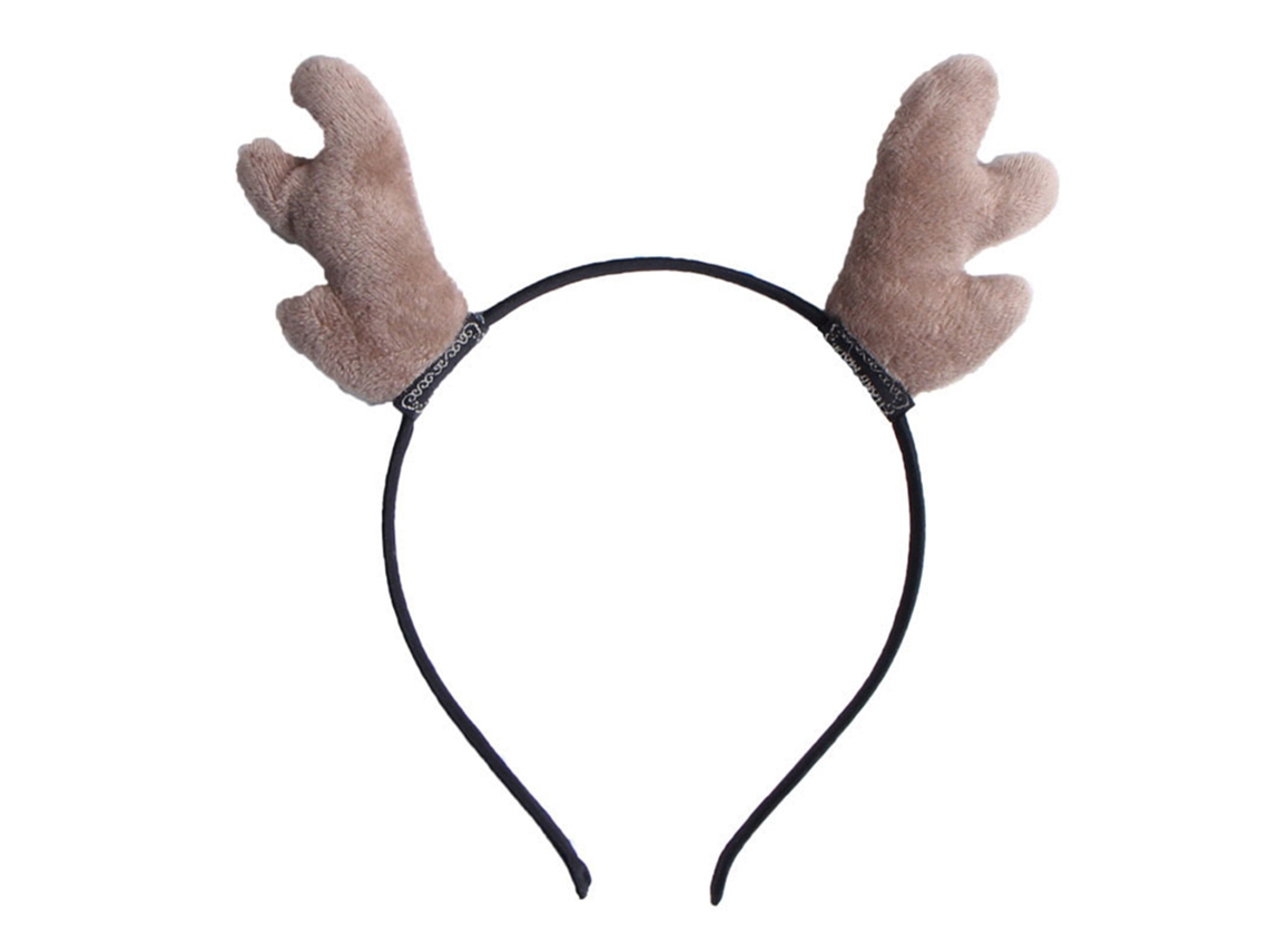 Acessório De Cabelo Artesanal Laxiscreed Com Chifres Para Natal, Laços Khaki, Ideal Para Ocasiões Especiais