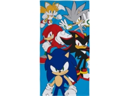 Toalha Sonic The Hedgehog Personagens Tamanho Único Multicolorida BRILVIBERA
