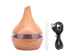 Laxicsreed Umidificador De Mesa Com Aparência De Madeira, Ideal Para Manter A Umidade Do Ar