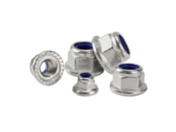 Porca Autotravante Com Inserto De Nylon E Flange Sextavada Da , 5 A 30
