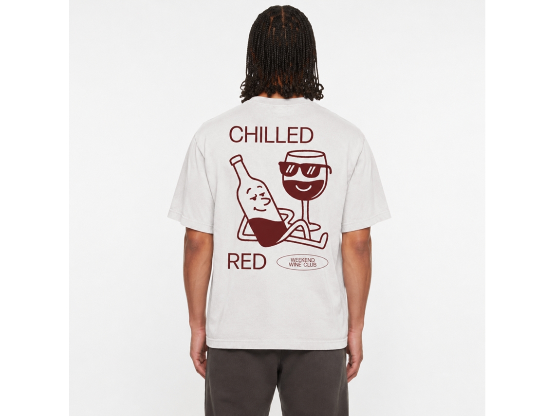 Camiseta Rockinstone Chilled Red Goodie Works - Estilo Designer Exclusivo