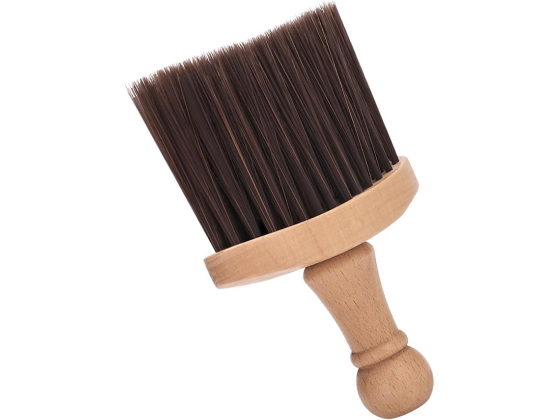 Escova Ganazono Com Cerdas Macias E Cabo De Madeira, Ferramenta De Limpeza Para Penteados Masculinos, Escova Para