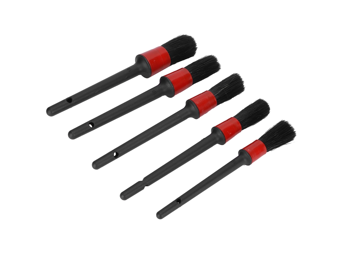Kit de 5 Pincéis de Detalhamento para Carro | S/MARCA