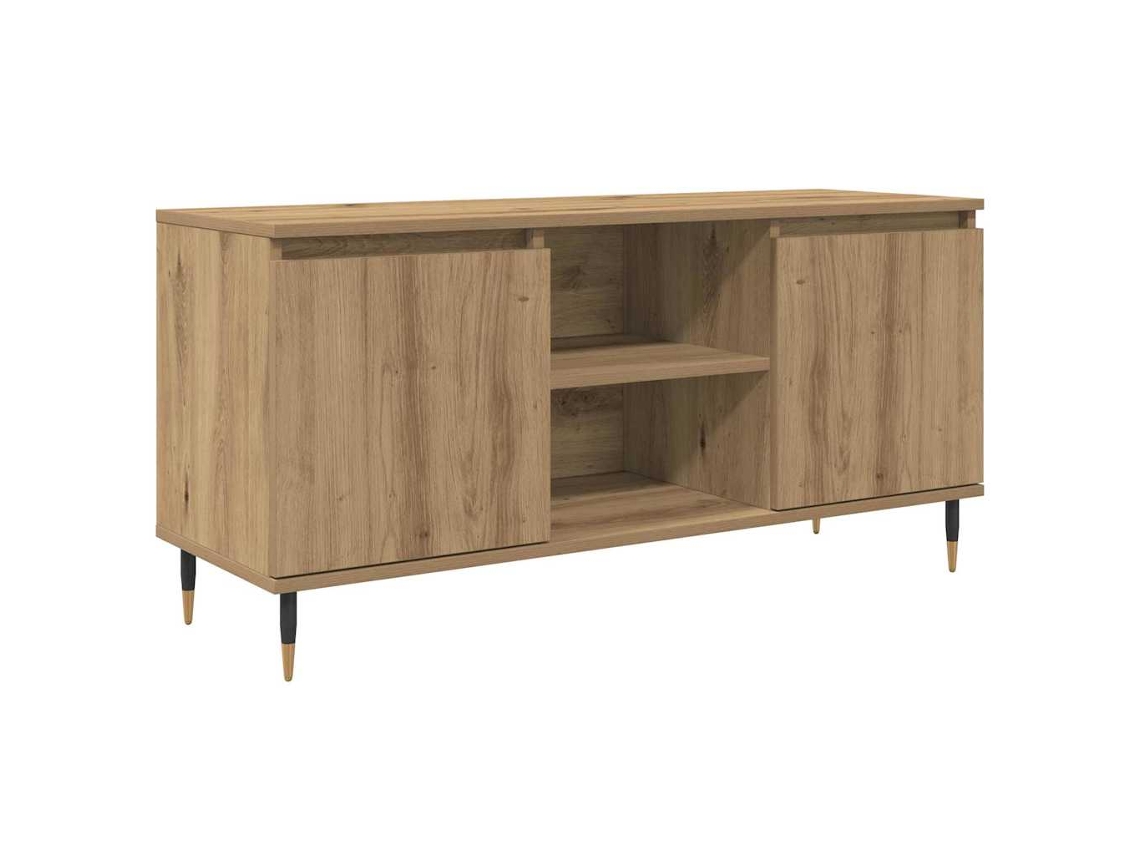 Gabinete para Tv Carvalho Artesanal 104 X 35 X 50 Cm MAISON EXCLUSIVE