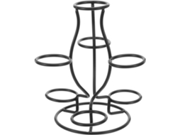 Suporte Pequeno De Ferro Preto Para Esfera Cristal Packove, Base De Metal Para Exibir Ornamentos E Bolas Decorativas