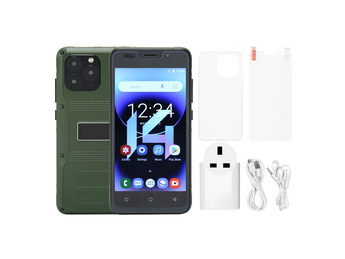 Smartphone Resistente Ao Ar Livre (4gb De Ram 32gb De Armazenamento) Tela De 5,0 Polegadas Telefone Desbloqueado 3g Dual Sim