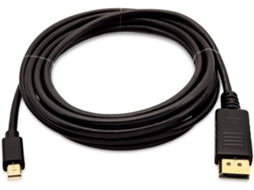 Cabo de Dados V7 (Mini DisplayPort - 3 m - Preto)