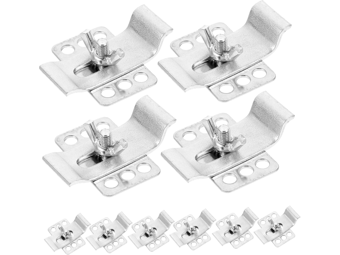 Kit Com 10 Conjuntos De Fixadores Para Instalação, Reparo E Montagem De Pias De Embutir, Sem Necessi Gokoco