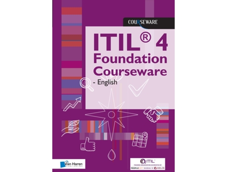 Livro ITIL 4 Foundation Courseware English de Van Haren Publishing (Inglês - Capa Dura)