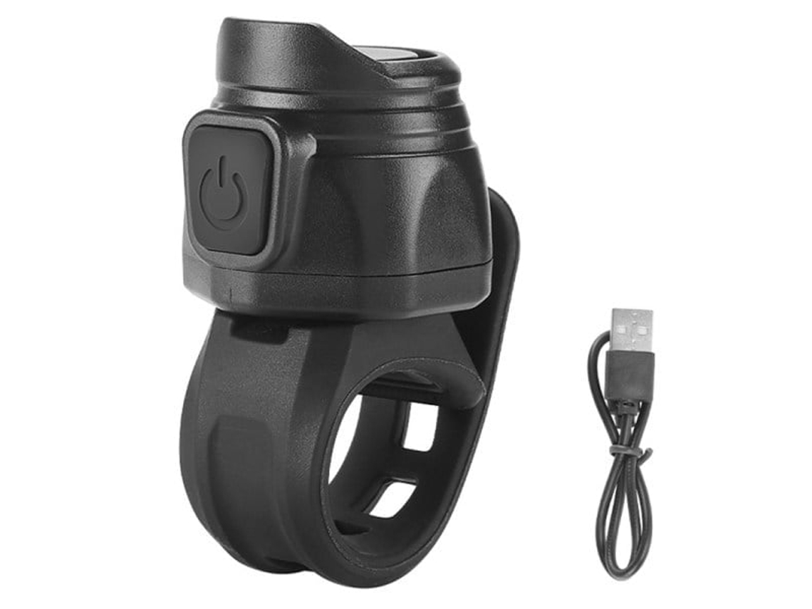 Buzina Elétrica Recarregável USB Preta AQUAFORGE
