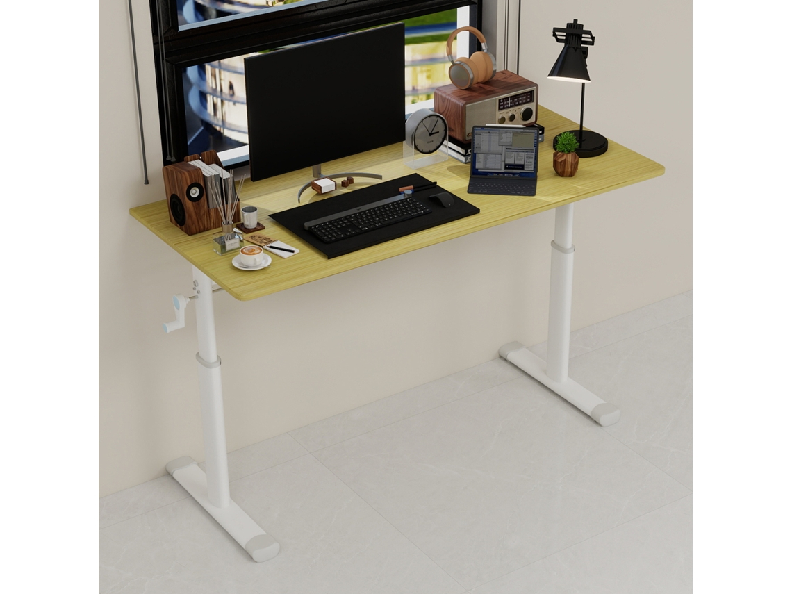 Mesa De Estudo Ajustável Para Crianças E Adultos Mesa Multifuncional Com Altura Ajustável Para Casa/escritório, Design Compacto. BAGOLY
