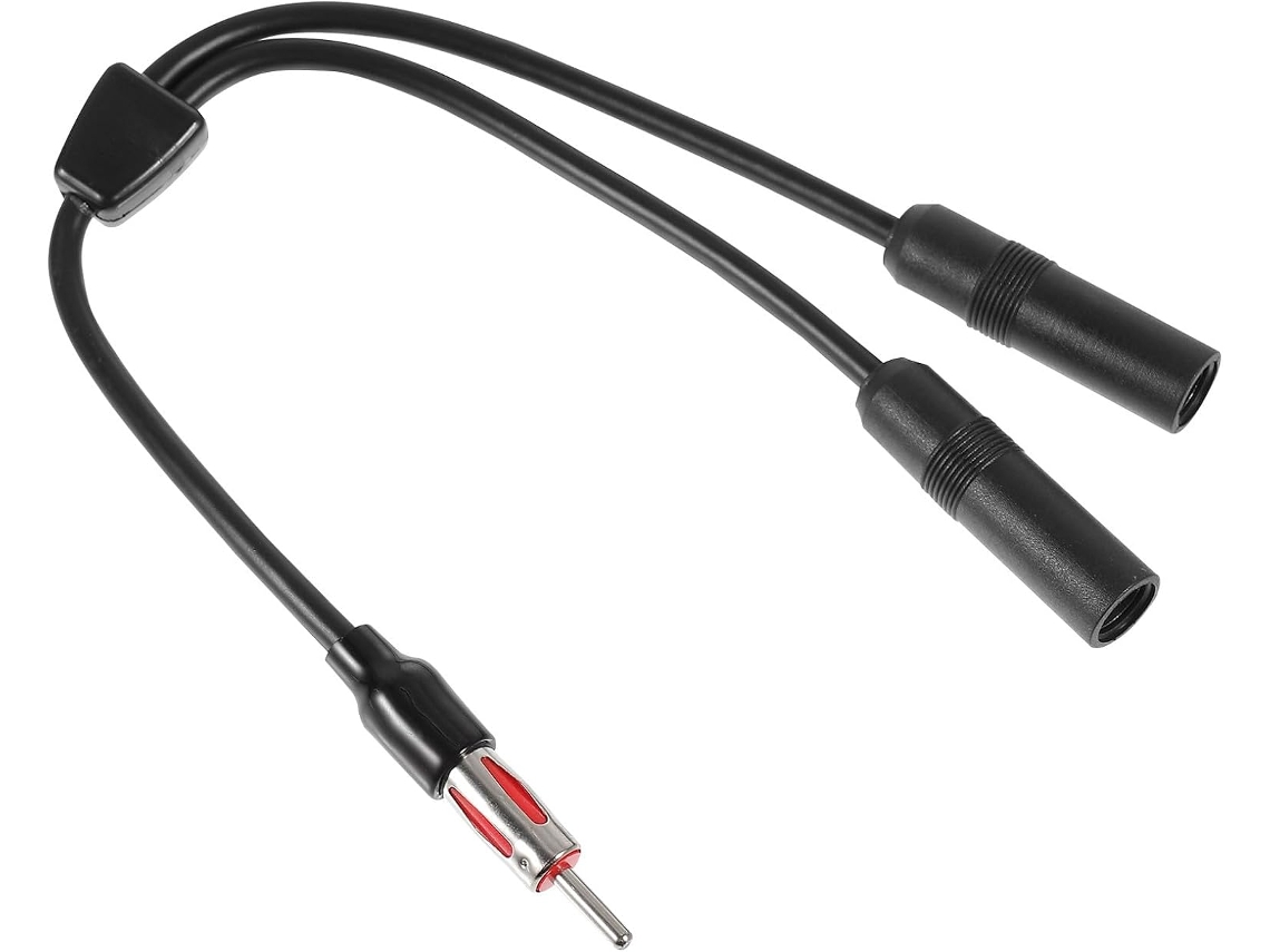 Cabo Extensor Para Antena De Carro, 1 Macho Para 2 Fêmeas