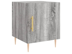 Bedside Cabinet, Bedside Cabinets Vidaxl Cinzeto Madeira Processada (n/a)