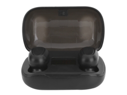 Aetheria fone de Ouvido Bluetooth 5.0 Sem Fio L21pro Display Digital Intra auricular Headset Esportivo Preto