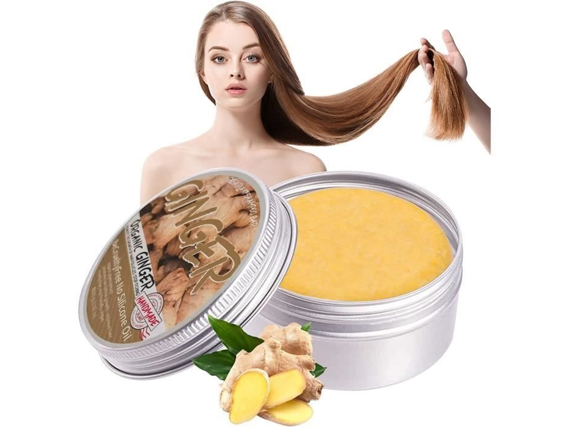 Sabonete Shampoo de Gengibre Sabonete de Gengibre para Cabelo Barra de Shampoo para Crescimento de Cabelo Gengibre 1777