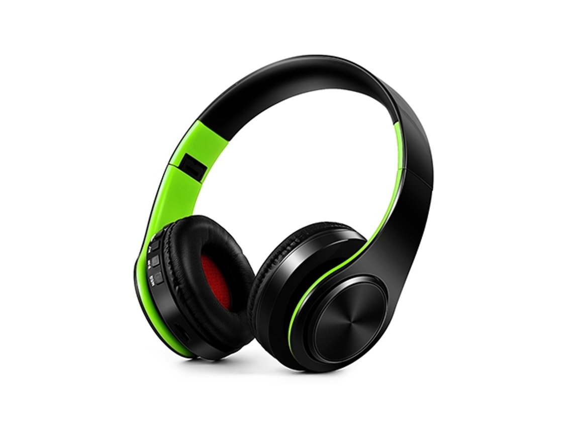 Fones De Ouvido Estéreo Sem Fio Bluetooth Hi Fi Para Xiaomi Iphone, Samsung E Tablets, Com Microfone, Entrada Para Cartão Sd E Rádio Fm. Brilvibera
