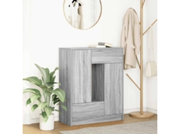 Aparador con cajones y puertas 73x31x90 cm Gris Sonoma