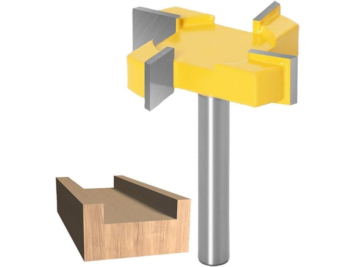 Cortador De Roteador Cnc Com Cabo De 8mm, Ferramenta De Carpintaria Para Aplanar E Ranurar Madeira