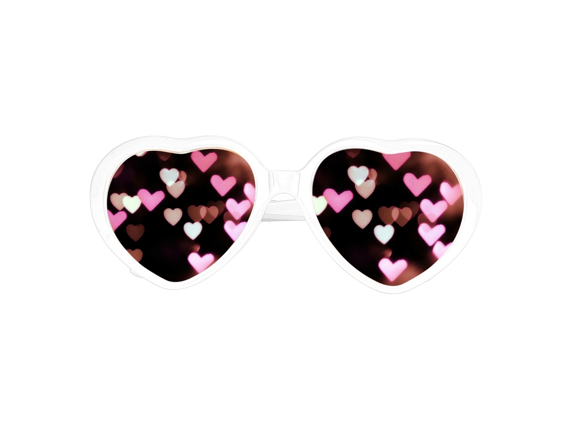 Óculos EOOCOO (efeito de Amor Luz Noturna Mudança de Cor)