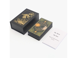 Cartas De Tarô Cósmicas Misteriosas, Jogo De Tabuleiro Em Pvc Impermeável, 78 Cartas