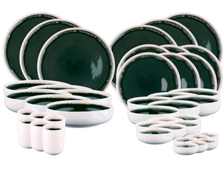 Conjunto Completo Oxygen 42 Peças Verde Azulado Bjorn