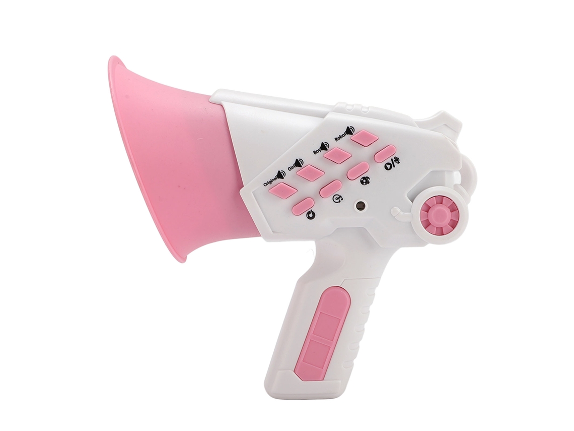 Primerox dispositivo de Alteração de Voz para Crianças Handheld com Efeitos Sonoros Diversos Rosa