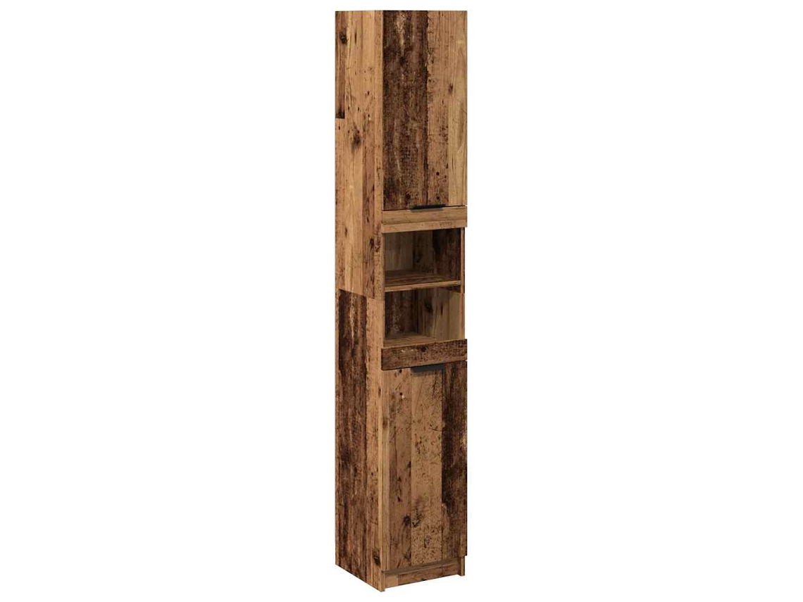 Bathroom Cabinet, Bathroom Cabinets Vidaxl Marrom Madeira Processada (n/a)