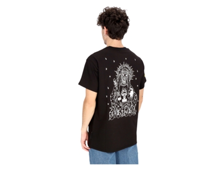 T-shirt Unissexo Mushroom Algodão Preto (xs)