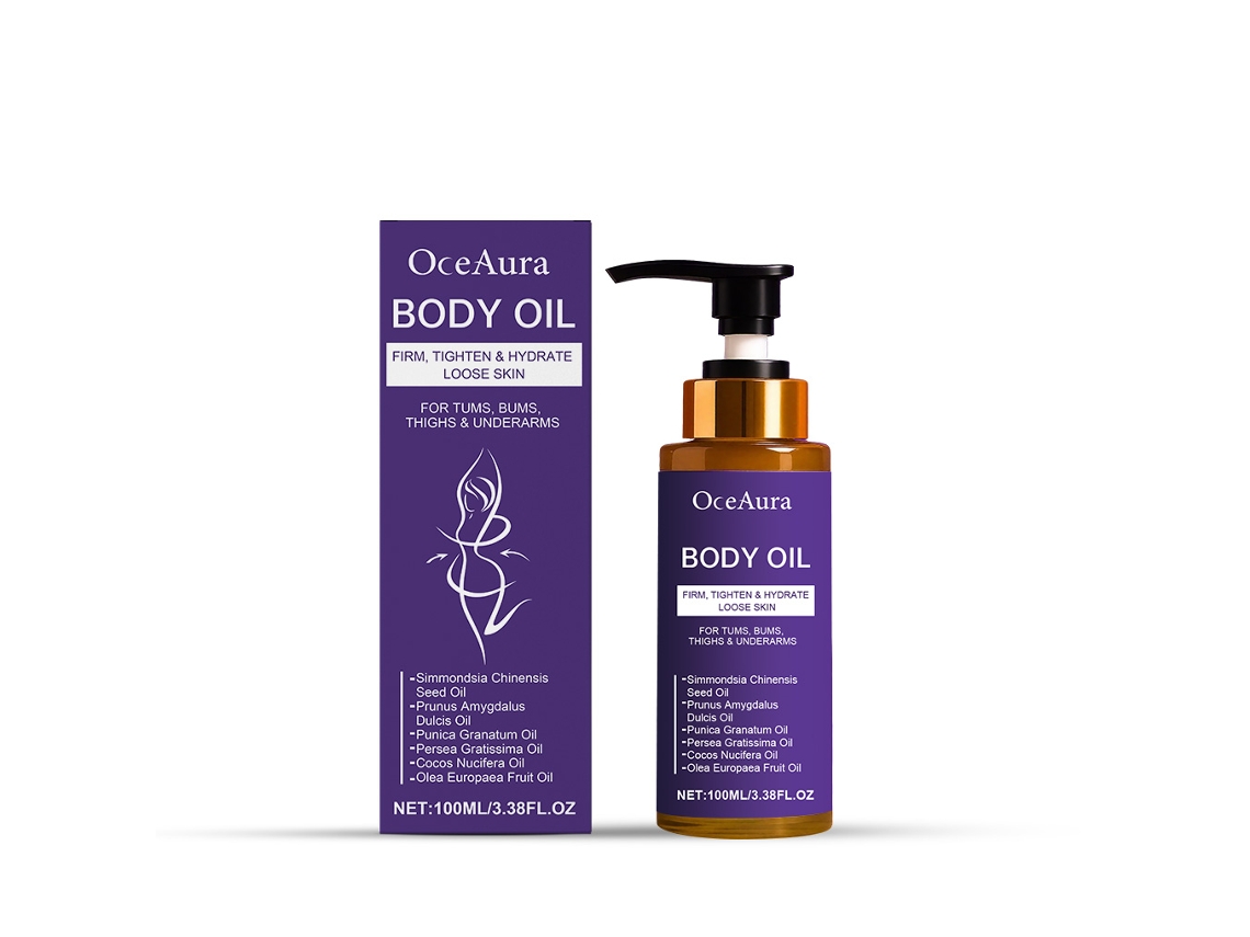 Oceaura Óleo Hidratante Corporal Ingredientes Suaves Cuidado Diário Massageamento Conforto