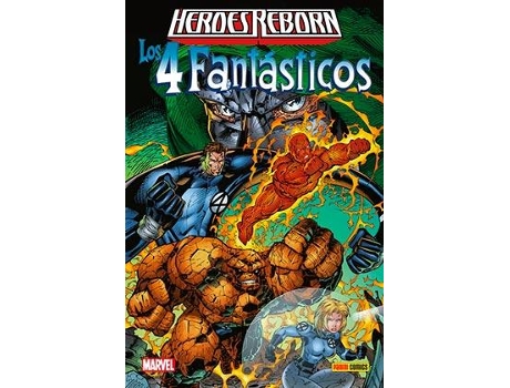 Livro Heroes Reborn: Los 4 Fantasticos de Jim Lee (Espanhol)