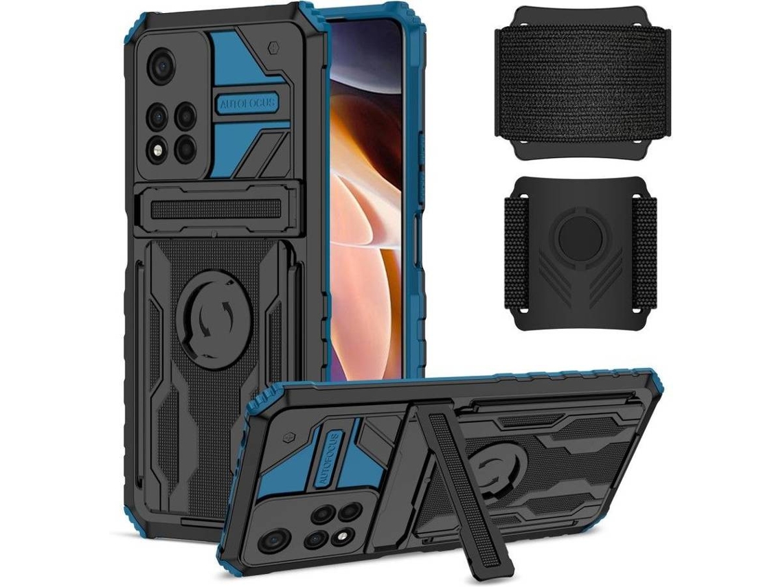 Capa Apple iPhone 11 Pro HFS-HOUSE com Alça Ajustável (Azul)
