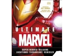 Livro Ultimate Marvel de Dk (Inglês - Capa Dura)