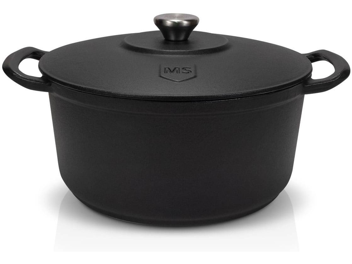 Panela MASTER SWISS Ferro Fundido F (Preto - 28 cm - 6 L)