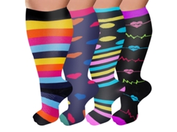 Meias De Compressão Pack 4 Pares 3xl